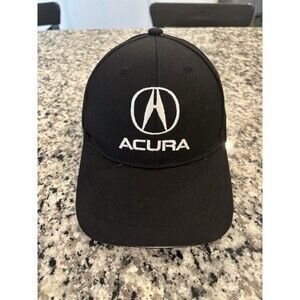 Adult ACURA Hat Black CAP Black - Adjustable Unbranded Strapback
